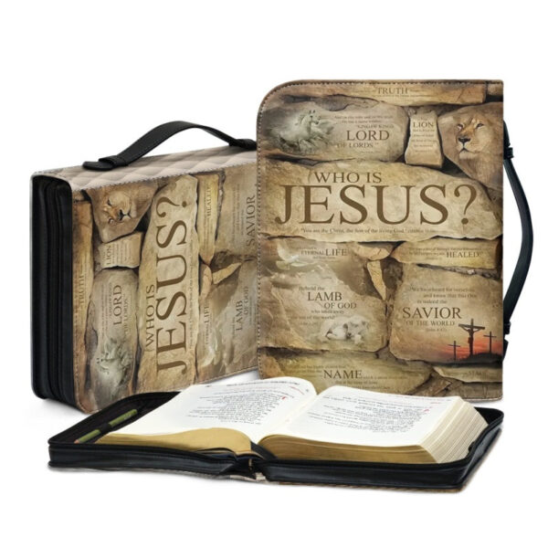 Christianartbag Bible Cover, GOD Says You Are Bible Cover, Personalized Bible Cover, Lion Cross Christ Bible Cover, Christian Gifts, CAB02101123. - Christian Art Bag