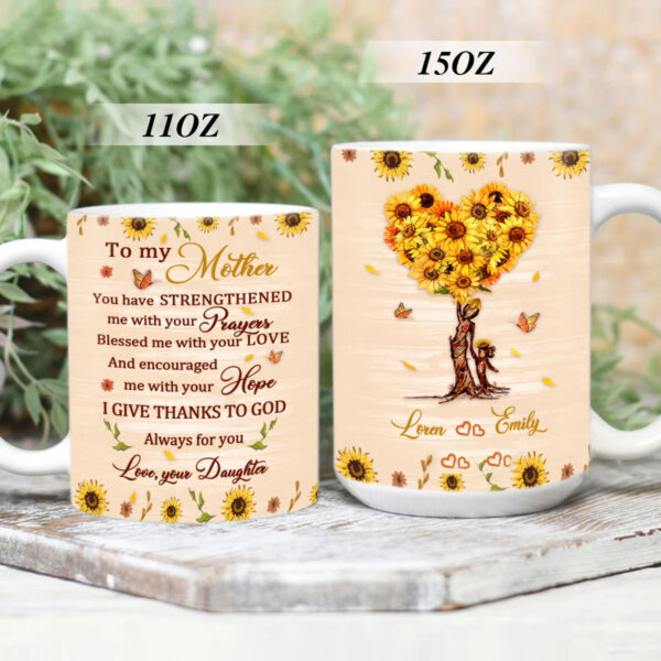 Christianartbag Drinkware, To My Mother You Have Strengthened, Personalized Mug, Tumbler, Personalized Gift for Mom. - Christian Art Bag