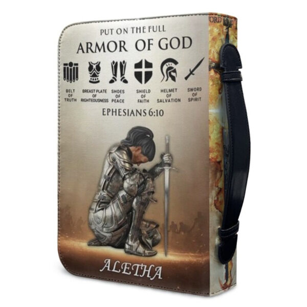 Christianartbag Bible Cover, Put On The Full Armor Of God Bible Cover, Personalized Bible Cover, Gifts For Women, Christmas Gift, CABBBCV01150823. - Christian Art Bag