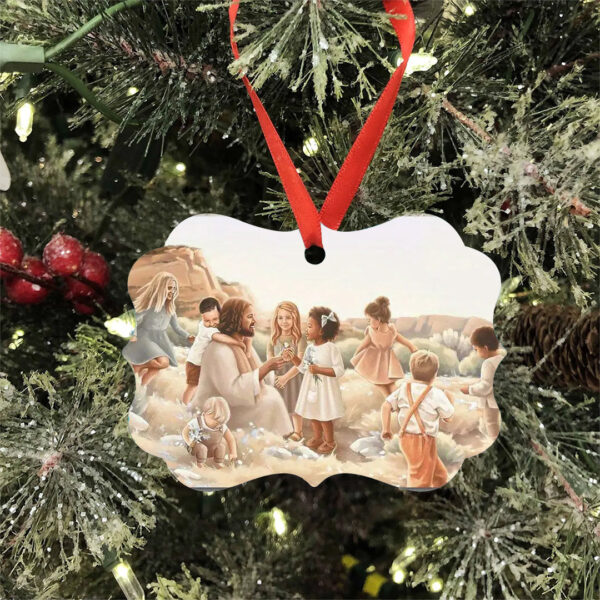 Christianartbag Ornament, Surrounded By Your Glory, Christmas Ornament, Christmas Gift, Personalized Ornament, CABOM01301023 - Christian Art Bag