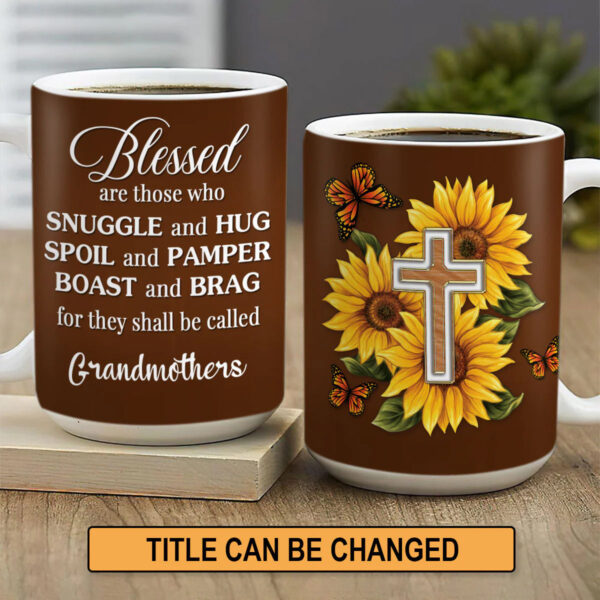 Christianartbag Drinkware, Blessed Are Those Who Snuggle, Personalized Mug, Tumbler, Personalized Gift. - Christian Art Bag