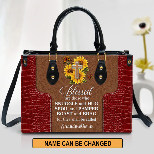 Christianart Designer Handbags, Blessed Are Those Who Spoil And Pamper, Personalized Gifts, Gifts for Women, Christmas Gift. - Christian Art Bag