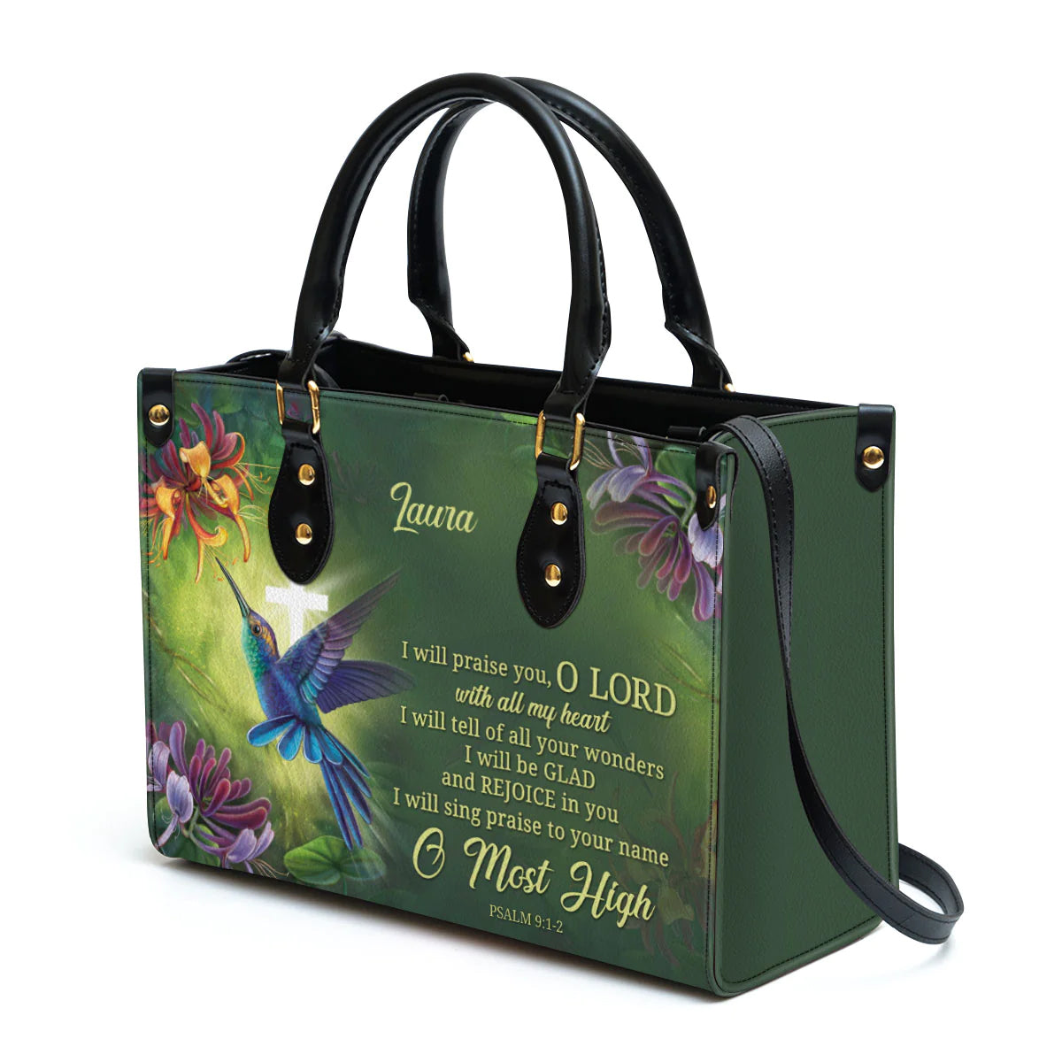 Christianart Designer Handbags, I Will Praise You, Personalized Gifts, Gifts for Women, Christmas Gift. - Christian Art Bag