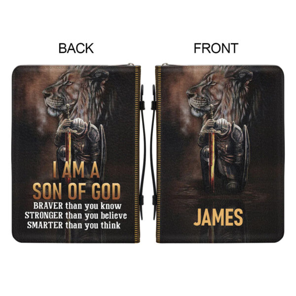 Christianart Bible Cover, I Am A Son Of God, Gifts For Women, Gifts For Men, Christmas Gift. - Christian Art Bag