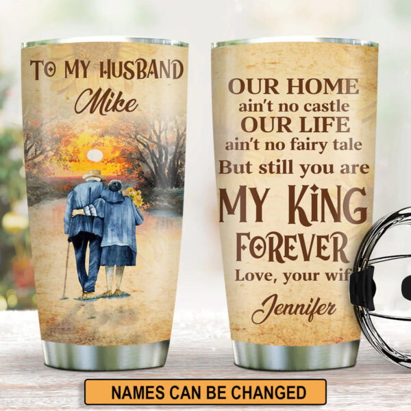 Christianartbag Drinkware, To My Husband You Are My King, Personalized Mug, Tumbler, Personalized Gift. - Christian Art Bag