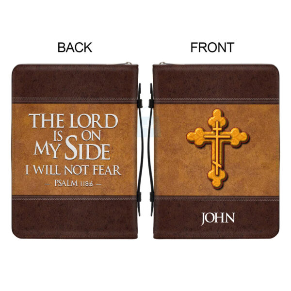 Christianart Bible Cover, The Lord Is On My Side I Will Not Fear Psalm 118:6, Gifts For Women, Gifts For Men, Christmas Gift. - Christian Art Bag