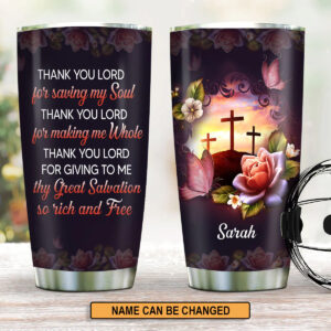 Christianartbag Drinkware, Thank You Lord For Making Me Whole, Personalized Mug, Tumbler, Personalized Gift. - Christian Art Bag