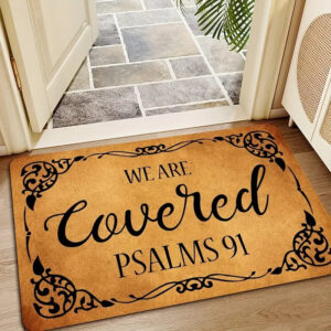 Christianartbag Door Mats, 1pc Welcome Mats For Front Door, Entry Non Slip Rubber Doormat For Home Indoor Farmhouse Funny Kitchen Rugs, Xmas Decor, CABDM01170923. - Christian Art Bag