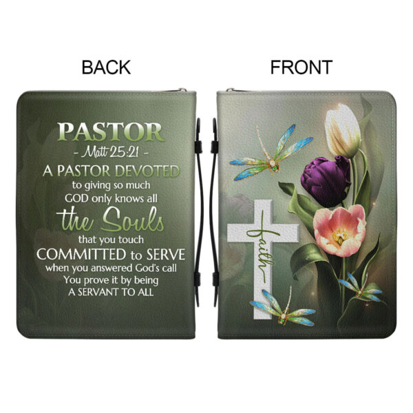 Christianart Bible Cover, Pastor Matt 25:21, Personalized Gifts for Pastor, Gifts For Women, Gifts For Men. - Christian Art Bag