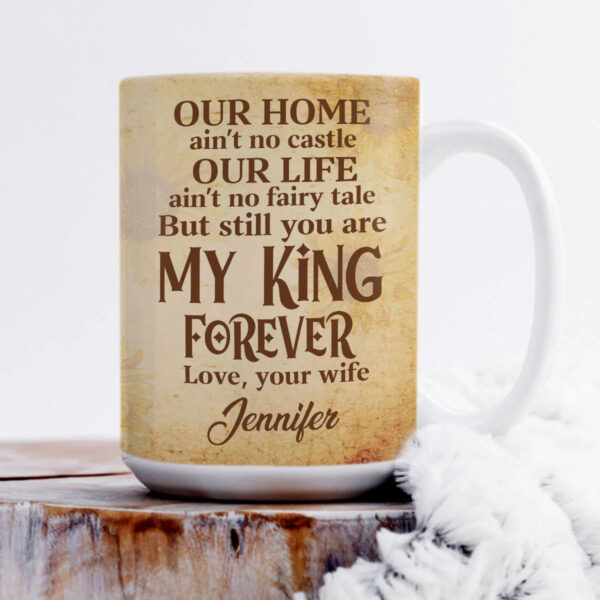 Christianartbag Drinkware, To My Husband You Are My King, Personalized Mug, Tumbler, Personalized Gift. - Christian Art Bag