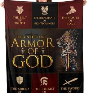 Christianart Blanket, Put On The Full Armor Of God, Christian Blanket, Bible Verse Blanket, Christmas Gift. - Christian Art Bag