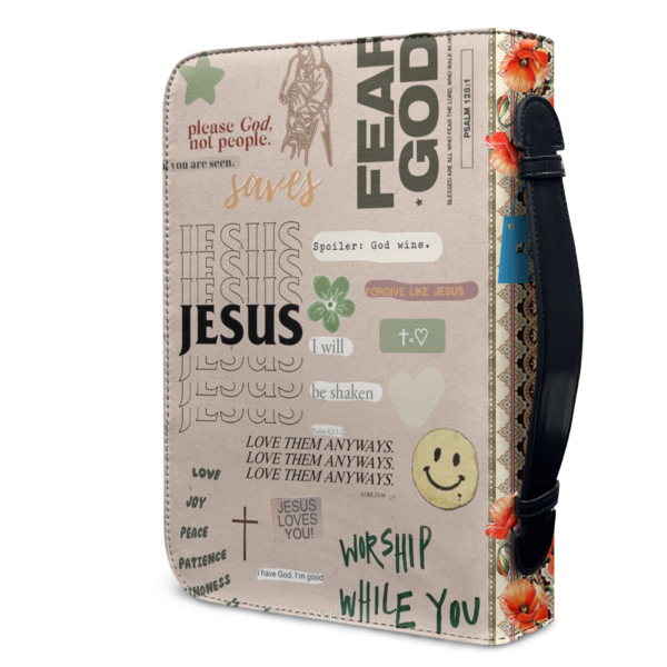 Christianartbag Bible Cover, Focus On Jesus Waymaker Bible Cover, Personalized Bible Cover, Christian Gifts, CAB01231023. - Christian Art Bag