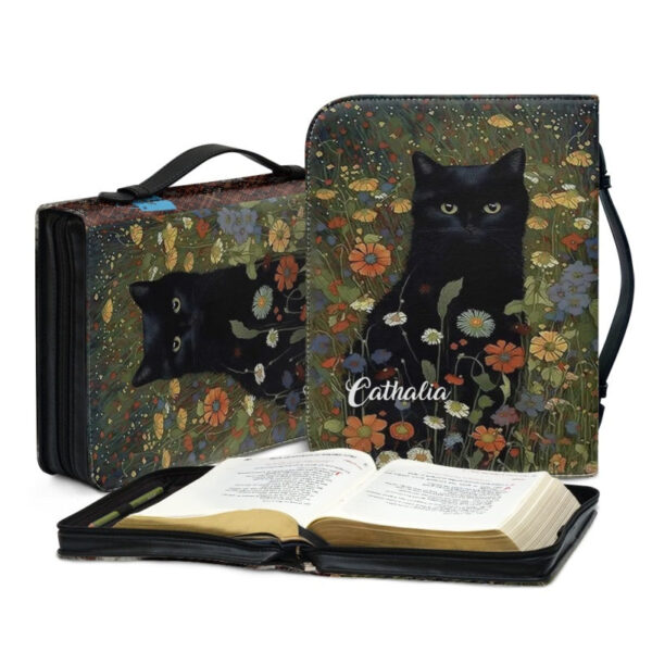 Christianartbag Bible Cover, And GOD Said Bible Cover, Personalized Bible Cover, Cat Bible Cover, Christian Gifts, CAB05251023. - Christian Art Bag