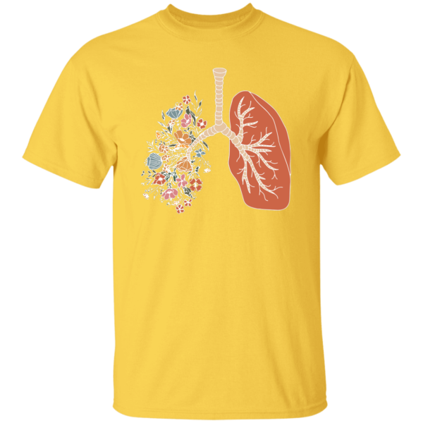 HPSP Anatomy Shirt, Floral Lover, Floral Lungs Anatomy Shirt, Healing Shirt, Internists Shirt, Unisex Shirt. - Christian Art Bag