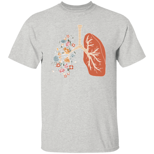 HPSP Anatomy Shirt, Floral Lover, Floral Lungs Anatomy Shirt, Healing Shirt, Internists Shirt, Unisex Shirt. - Christian Art Bag