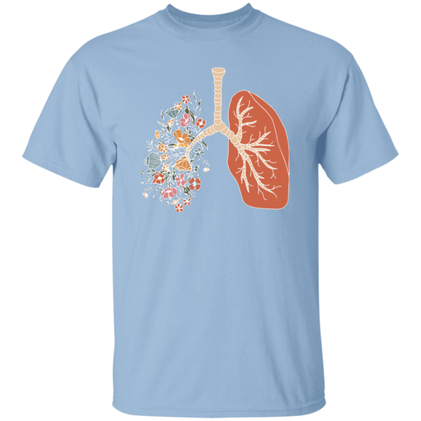 HPSP Anatomy Shirt, Floral Lover, Floral Lungs Anatomy Shirt, Healing Shirt, Internists Shirt, Unisex Shirt. - Christian Art Bag