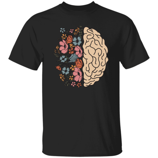 HPSP Anatomy Shirt, Floral Lover, Floral Brain Anatomy Shirt, Healing Shirt, Internists Shirt, Unisex Shirt. - Christian Art Bag