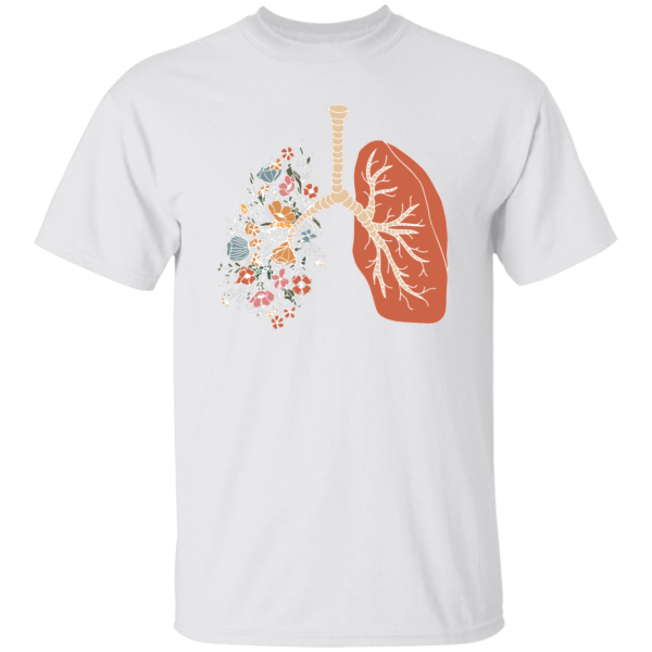 HPSP Anatomy Shirt, Floral Lover, Floral Lungs Anatomy Shirt, Healing Shirt, Internists Shirt, Unisex Shirt. - Christian Art Bag