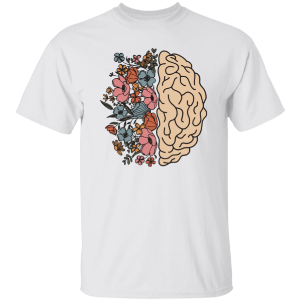 HPSP Anatomy Shirt, Floral Lover, Floral Brain Anatomy Shirt, Healing Shirt, Internists Shirt, Unisex Shirt. - Christian Art Bag