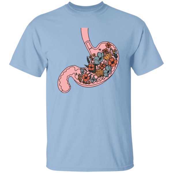 HPSP Anatomy Shirt, Floral Lover, Healing Shirt, Internists Shirt, Floral Stomach Anatomy Shirt, Unisex Shirt. - Christian Art Bag