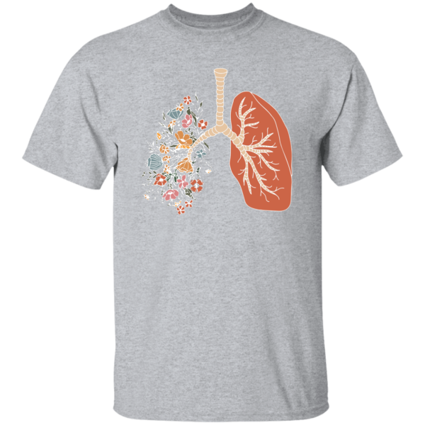 HPSP Anatomy Shirt, Floral Lover, Floral Lungs Anatomy Shirt, Healing Shirt, Internists Shirt, Unisex Shirt. - Christian Art Bag