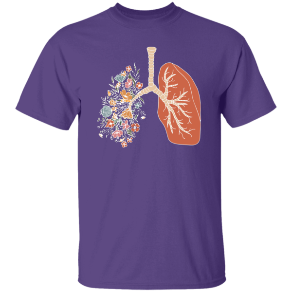 HPSP Anatomy Shirt, Floral Lover, Floral Lungs Anatomy Shirt, Healing Shirt, Internists Shirt, Unisex Shirt. - Christian Art Bag