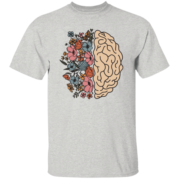 HPSP Anatomy Shirt, Floral Lover, Floral Brain Anatomy Shirt, Healing Shirt, Internists Shirt, Unisex Shirt. - Christian Art Bag