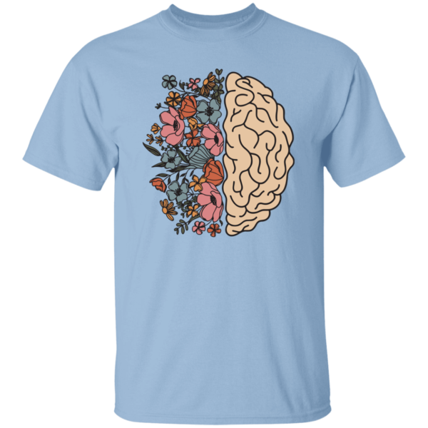 HPSP Anatomy Shirt, Floral Lover, Floral Brain Anatomy Shirt, Healing Shirt, Internists Shirt, Unisex Shirt. - Christian Art Bag