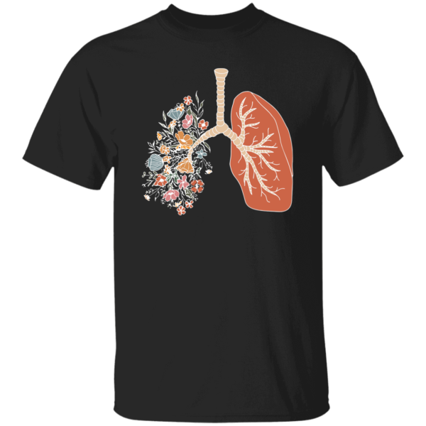 HPSP Anatomy Shirt, Floral Lover, Floral Lungs Anatomy Shirt, Healing Shirt, Internists Shirt, Unisex Shirt. - Christian Art Bag