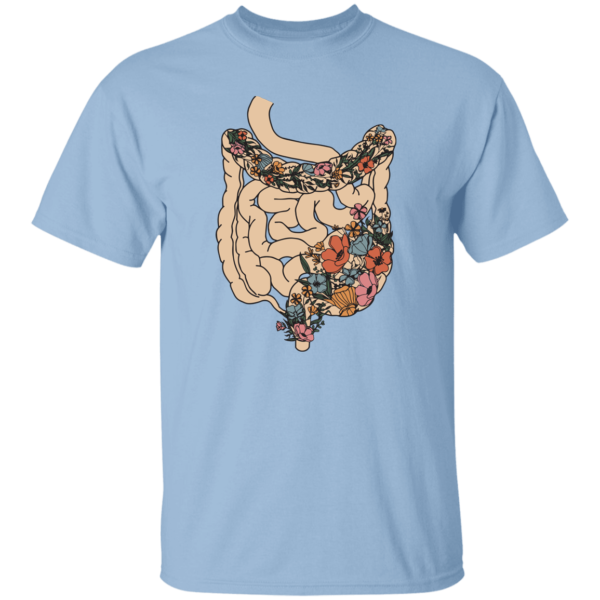 HPSP Anatomy Shirt, Floral Lover, Healing Shirt, Internists Shirt, Floral Intestines Anatomy Shirt, Unisex Shirt. - Christian Art Bag