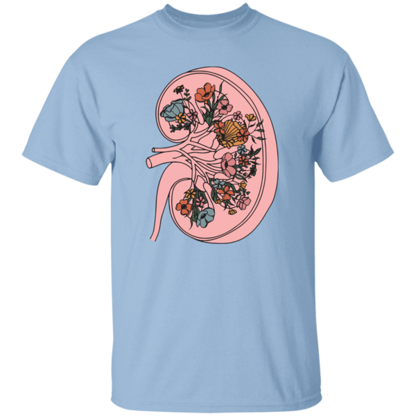 HPSP Anatomy Shirt, Floral Lover, Healing Shirt, Internists Shirt, Floral Kidney Anatomy Shirt, Unisex Shirt. - Christian Art Bag