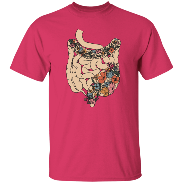 HPSP Anatomy Shirt, Floral Lover, Healing Shirt, Internists Shirt, Floral Intestines Anatomy Shirt, Unisex Shirt. - Christian Art Bag