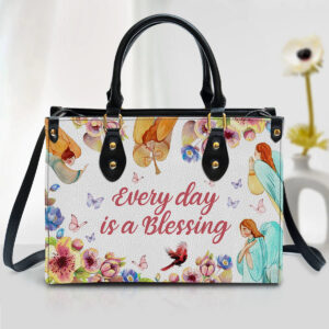 Christianartbag Handbag, Every Day Is A Blessing, Personalized Gifts, Gifts for Women, Christmas Gift. - Christian Art Bag