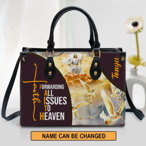 Christianartbag Handbag, Forwarding All Issues To The Heaven, Personalized Gifts, Gifts for Women, Christmas Gift. - Christian Art Bag