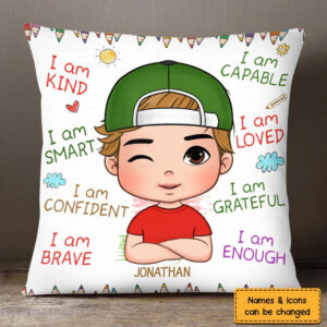 Christianartbag Pillow, I Am Kind Pillow, Personalized Throw Pillow, Christian Gift, Christian Pillow, Christmas Gift, CABPL01100923. - Christian Art Bag