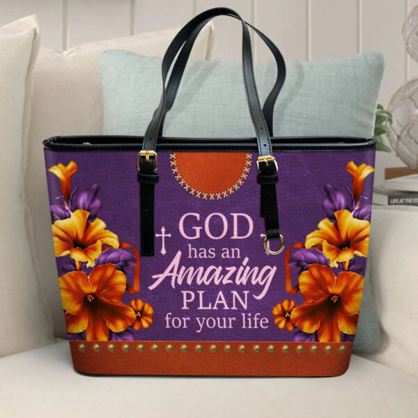 Christianartbag Handbag, God Has An Amazing Plan For Your Life, Personalized Gifts, Gifts for Women, Christmas Gift. - Christian Art Bag