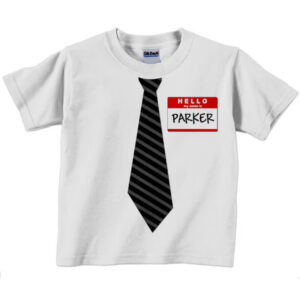 Personalized 3D Shirt For Kids, Personalized New Guy Tie T-Shirt, Boys Nerd Shirt. - Christian Art Bag