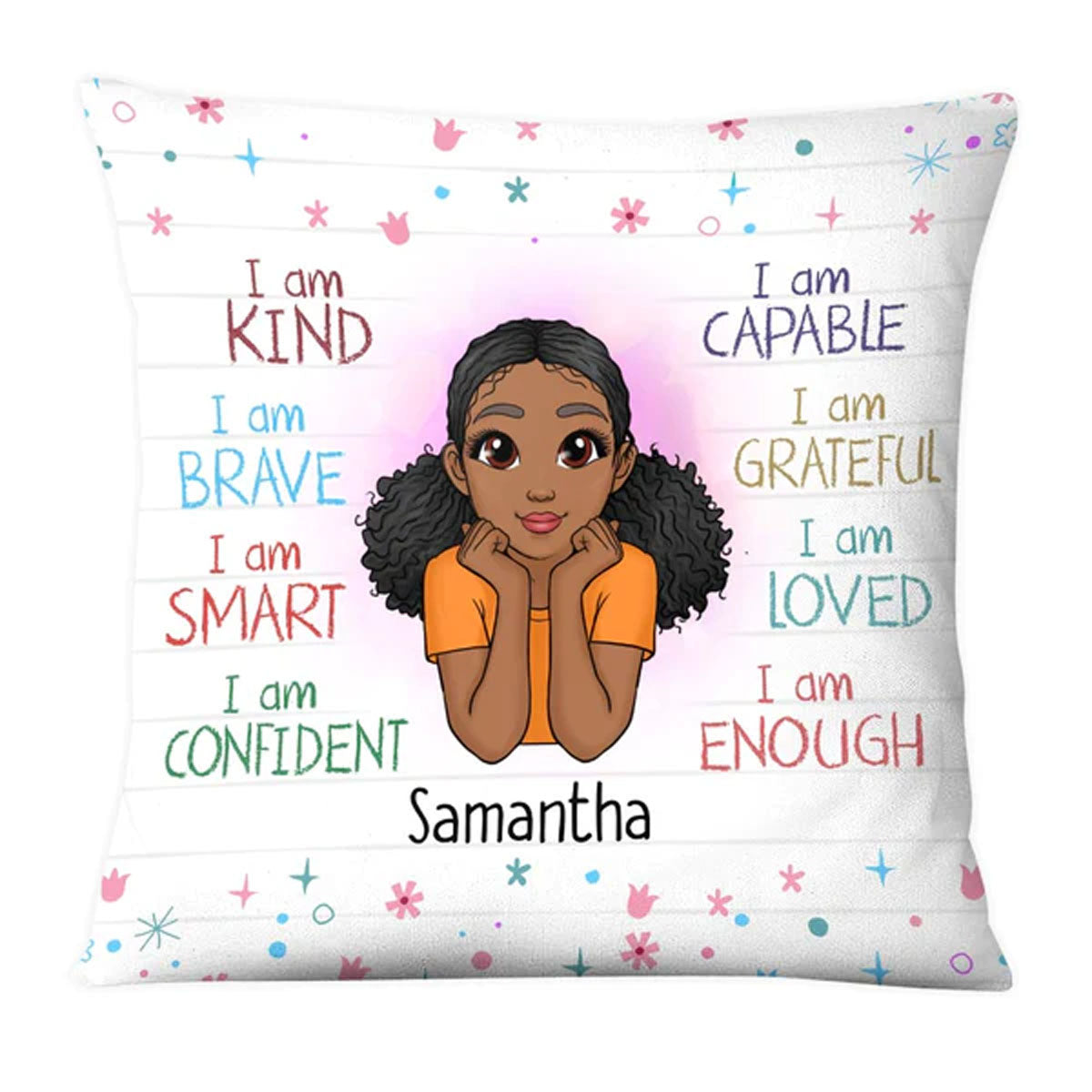 Christianartbag Pillow, I Am Kind Pillow, Personalized Throw Pillow, Christian Gift, Christian Pillow, Christmas Gift, CABPL02100923. - Christian Art Bag