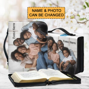 Christianartbag Bible Cover, Personalized Bible Cover, Photo Personalized Bible Cover, Christmas Gift, CABBBCV02250823. - Christian Art Bag