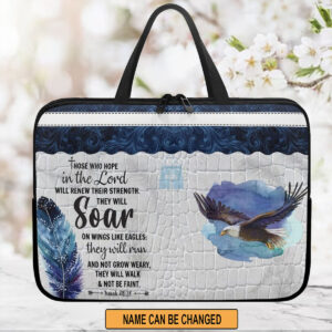 Christianartbag Laptop Bag, Those Who Hope In The Lord Laptop Bag, Personalized Laptop Bag, Laptop Bag, CABLTB01180823. - Christian Art Bag