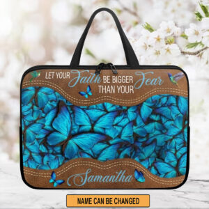 Christianartbag Laptop Bag, Let Your Faith Be Bigger Than Your Fear Laptop Bag, Personalized Laptop Bag, Laptop Bag, CABLTB06180823. - Christian Art Bag