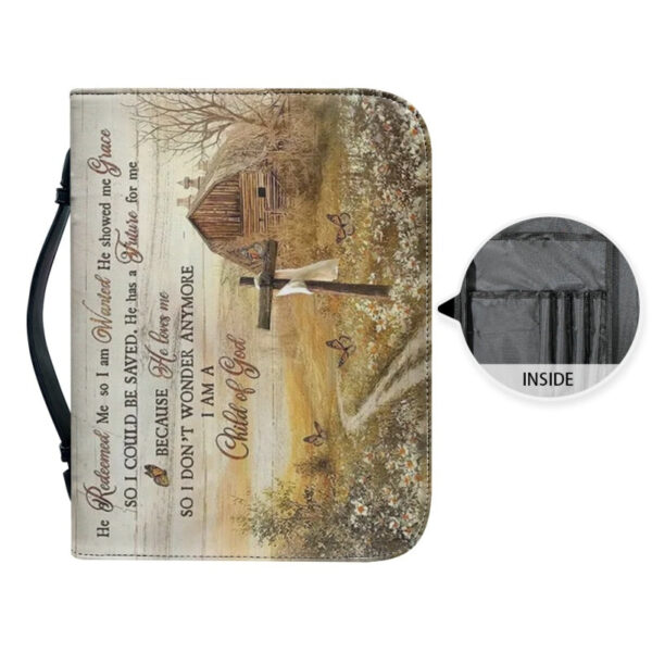 Christianartbag Bible Cover, My The GOD Of Hope Bible Cover, Personalized Bible Cover, Cross Garden Bible Cover, Christian Gifts, CAB21081123. - Christian Art Bag