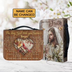 Christianartbag Bible Cover, Just Have Faith Bible Cover, Personalized Bible Cover, Home Love Hummingbird Bible Cover, Christian Gifts, CAB12101123. - Christian Art Bag