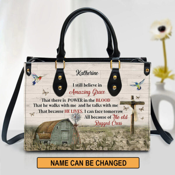 Christianart Handbag, I Still Believe In Amazing Grace, Personalized Gifts, Gifts for Women. - Christian Art Bag