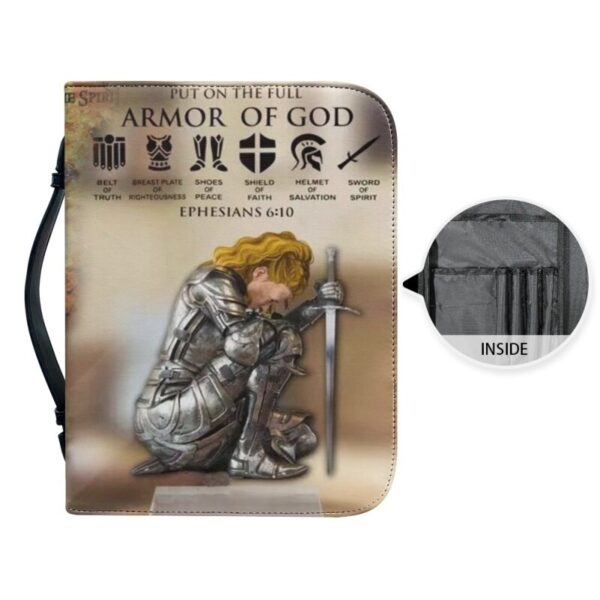 Christianartbag Bible Cover, Armor Of GOD Bible Cover, Personalized Bible Cover, Gifts For Men, Christmas Gift, CABBBCV05290723 - Christian Art Bag