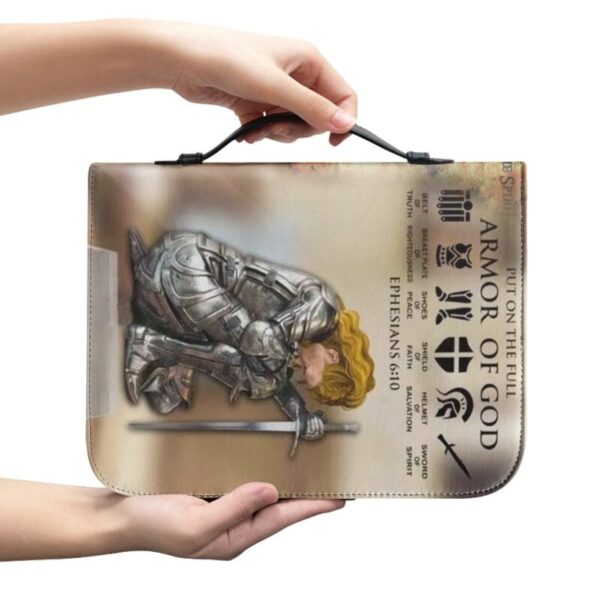 Christianartbag Bible Cover, Armor Of GOD Bible Cover, Personalized Bible Cover, Gifts For Men, Christmas Gift, CABBBCV05290723 - Christian Art Bag