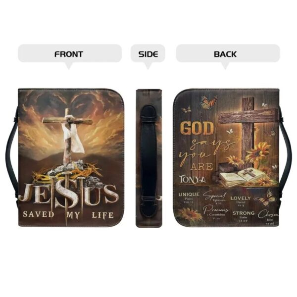 Christianartbag Bible Cover, GOD Says You Are Bible Cover, Personalized Bible Cover, Bible Cover For Women, Christian Gifts, CAB01111023. - Christian Art Bag