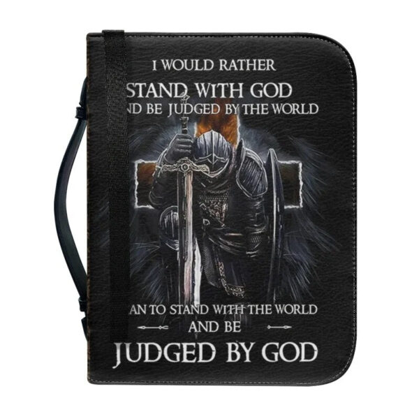 Christianartbag Bible Cover, Stand With GOD Bible Cover, Personalized Bible Cover, Bible Cover For Men, Christian Gifts, CAB03111023. - Christian Art Bag