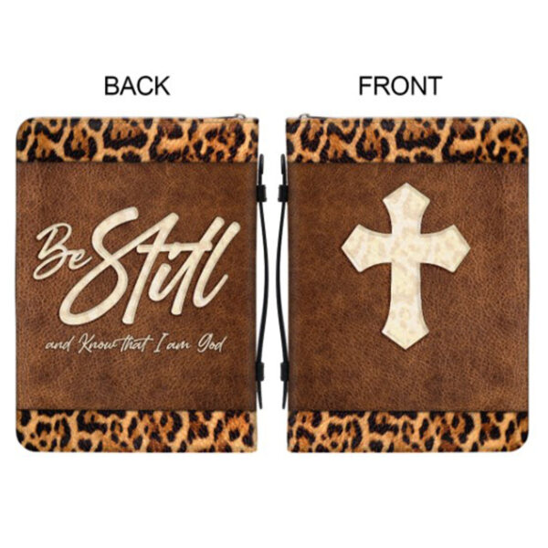 Christianartbag Bible Cover, Be Still And Know That I Am God Psalm 46:10 Bible Cover, Personalized Bible Cover, Gifts For Women, Christmas Gift, CABBBCV02090823. - Christian Art Bag