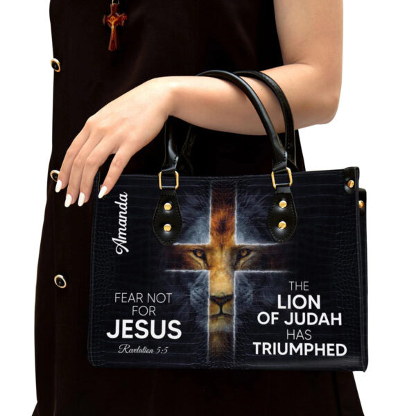 Christianartbag Handbag, The Lion Of Judah Has Triumphed Leather Handbag, Personalized Gifts, Gifts for Women, Christmas Gift. - Christian Art Bag